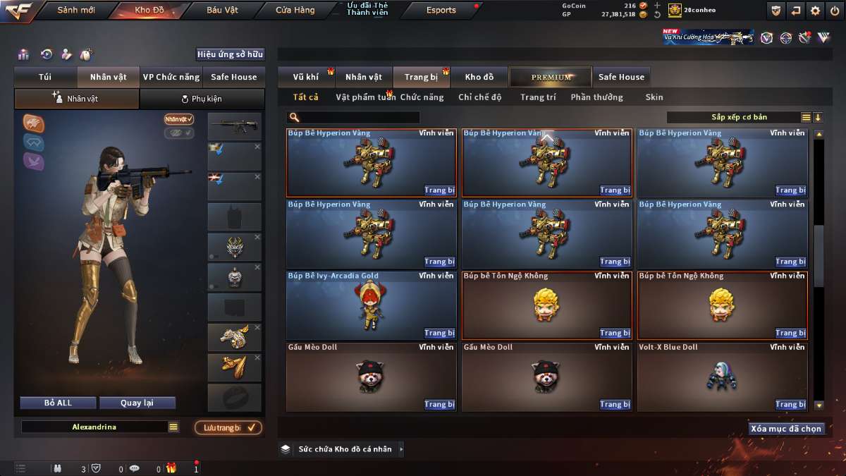 shop acc cf uy tin gia re